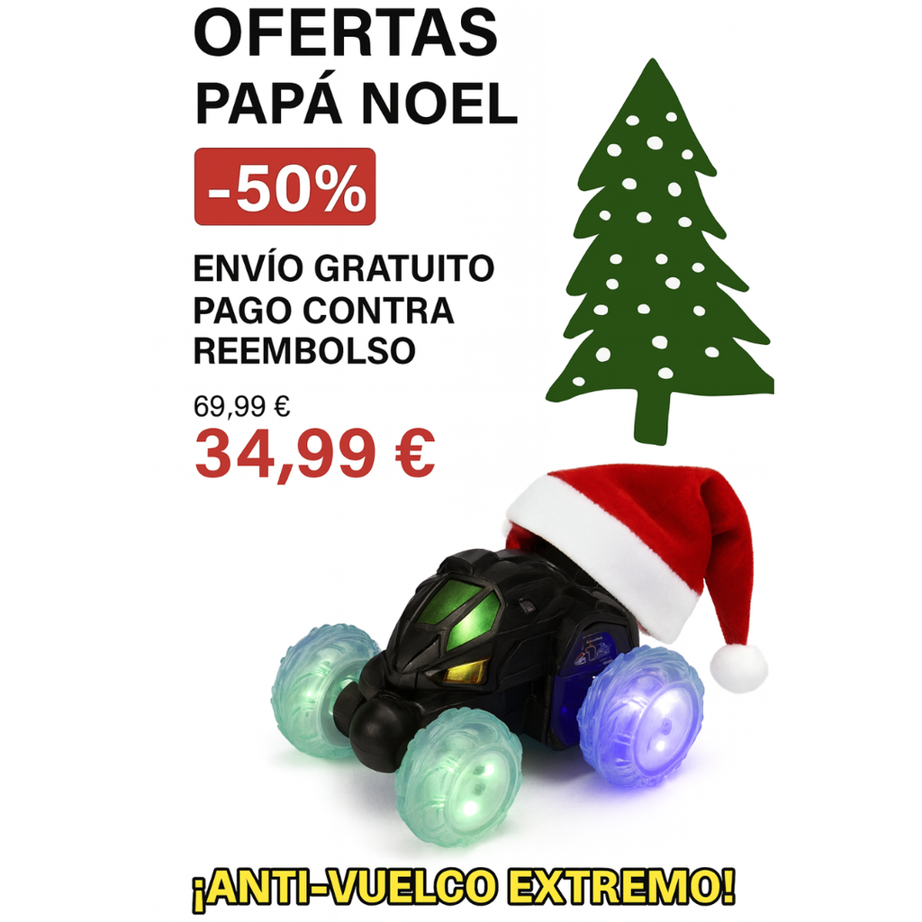 Coche Radiocontrol Antivuelco – ¡Diversión Imparable en Cada Giro!