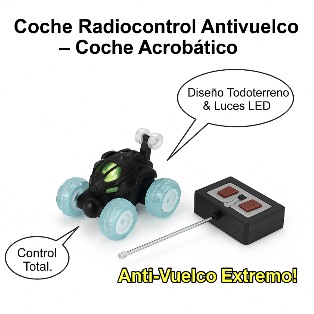 Coche Radiocontrol Antivuelco – ¡Diversión Imparable en Cada Giro!