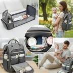 Mochila Cambiador Bebés Multifunción BabyOrder™