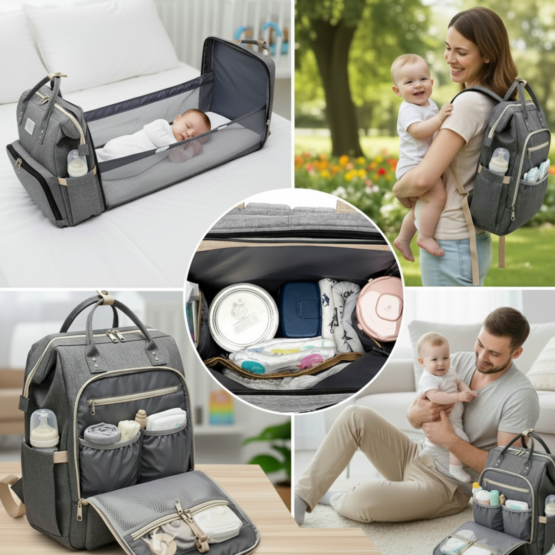 Mochila Cambiador Bebés Multifunción BabyOrder™