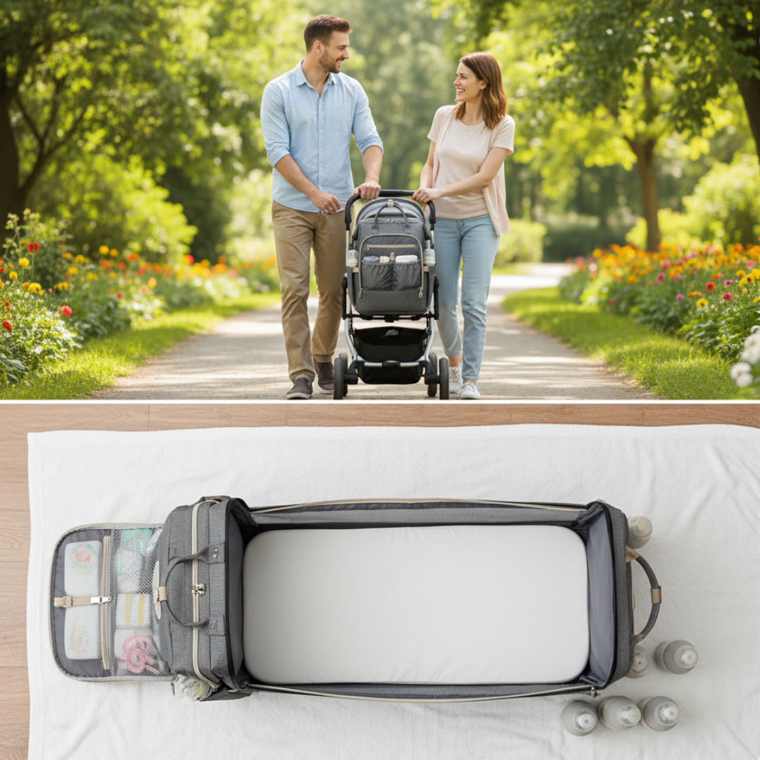 Mochila Cambiador Bebés Multifunción BabyOrder™