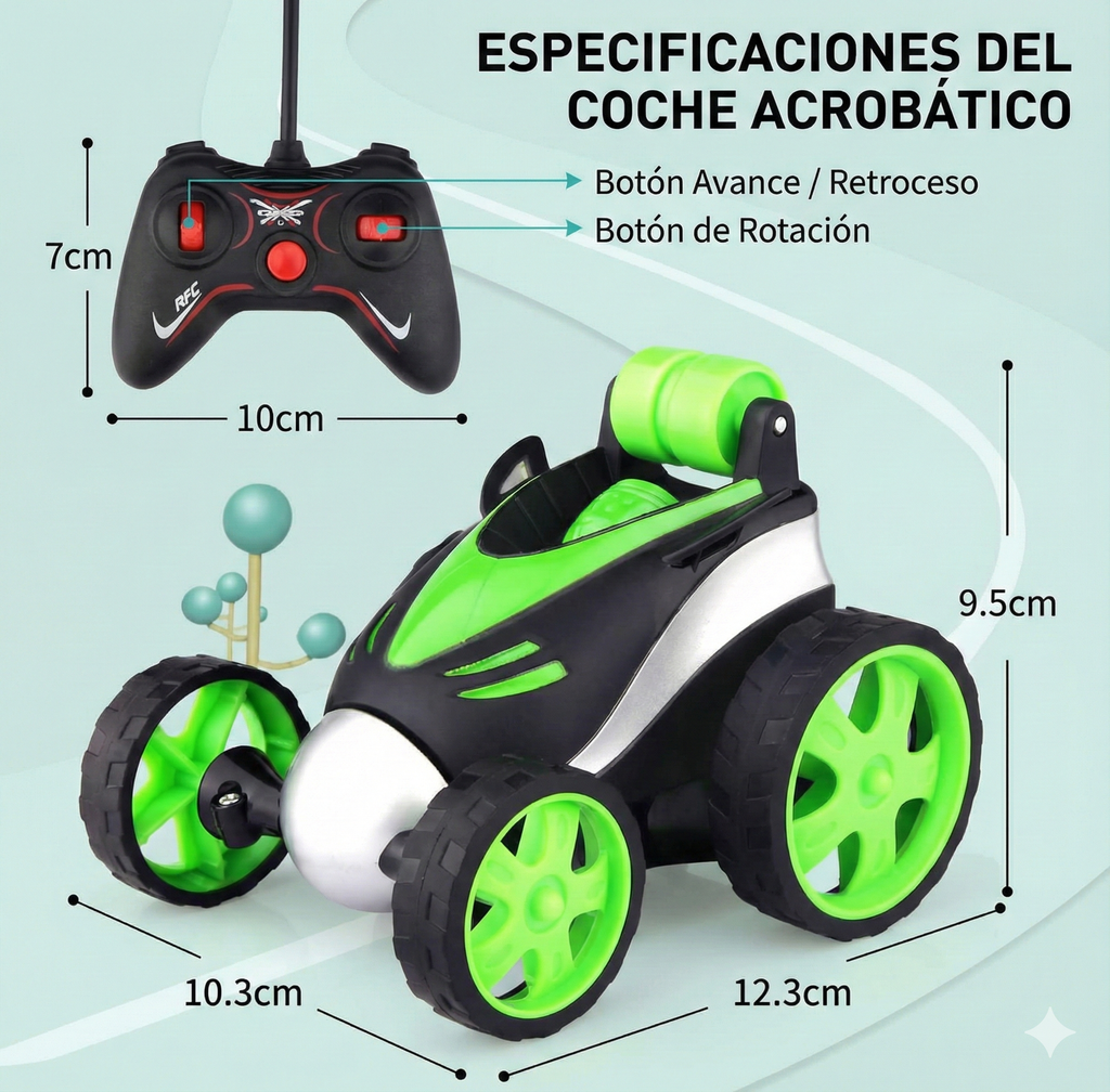 Coche Radiocontrol Antivuelco – ¡Diversión Imparable en Cada Giro!